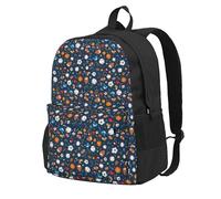 NImongt Sports Baseball Game Print Adult Backpack Water-Resistant Large Capacity For Hiking Camping Commuting Picnics