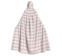NImongt The Paris Tower And A Bicycle Print Adult One Size Hooded Cloak Cosplay Halloween Carnival Christmas Theme Costume
