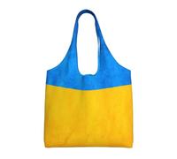 NImongt Ukrainian Flag Print Unisex Oversized Canvas Tote Bag Reusable Lightweight Shoulder Handbag Shopping