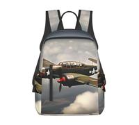 NImongt World War 2 Aircraft Airplane 2-Standard-Scale-2_00x Print Lightweight Versatility Backpack Travel Men Women Casual Bag Daypack Daily Hiking