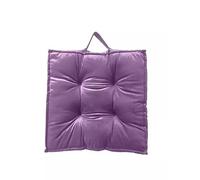 NIMORA Velvet Booster Seat Cushion - Thick Padded Floor, Armchair, Kitchen, Garden & Indoor Chair Support for Adults (Aubergine, Pack of 1)