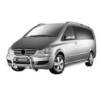 NIMOVA Front Diamond Effect Black Full Bonnet Bra Cover Protector Guard For Mercedes Benz Vito W639 2003-2014 Models