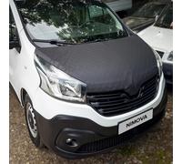 NIMOVA Front Diamond Effect Black Full Bonnet Hood Bra Cover Protector Guard For Vauxhall Opel Vivaro Renault Trafic 2014 Onwards