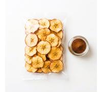 Nim's Dried Apple Slices 50 Pieces with Christmas Spice Dust Pot | Air Dried Whole Fruit for Snacking, Baking, Cocktails & Decorations | 100% Natural, Made in UK