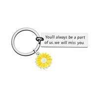 Nimteve Coworker Retirement Gift: 'You'll Always Be A Part of Us' Keychain