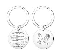 Nimteve Eagle Gifts For Women Men Eagle Keyring Inspirational Eagles Gifts For Teenage Boys Girl Eagles Stuff Keepsake Decorations For Eagles Lovers