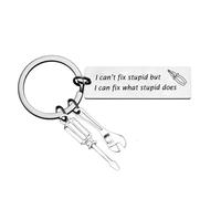 Nimteve Handyman Gifts Maintenance Appreciation Gifts For Dad Boyfriend Valentine's Day Gift Handyman Carpenter Gifts Carpenter Builder Keyring Father's Day Gift Woodworker Handyman Gift