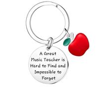 Nimteve Music Teachers Appreciation Gifts Thank You Gift Keyring Music Teacher Presents For Women Teacher’s Day Gifts From Students