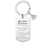 Nimteve Supervisor Keychain Funny Coworker Gifts Boss Day Gift For Boss Supervisor Gifts Funny Thank You Gifts For Boss Lady Coworkers Colleague Birthday Gift Leadership Gifts
