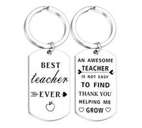 Nimteve Thank You Keyring For Teachers Thank You Teacher Gifts Teachers Gifts For Women Teacher Leaving Presents
