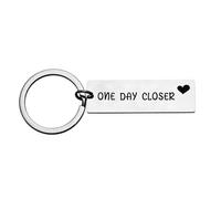 Nimteve Valentines Day Gift For Couples Long Distance Relationship Gifts For Girlfriend Boyfriend Keyring Christmas Birthday Gifts For Wife Husband Gifts One Day Closer Keyring