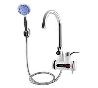 NIMUDU Electric Tap,Hot Water Tap Tankless Hot Water Heater Faucet Shower Instant Electric Tap For Kitchen Heating Instant Faucet For Bathroom (Color : Lateral big)