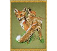 Nimue counted cross stitch kit "Fox, the Red", 108K, 20x24cm, DIY
