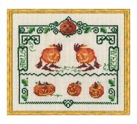 Nimue counted cross stitch kit "Halloween", 26K, 14x13cm, DIY