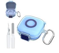 Nimuw for Anker Soundcore P31i Case Cover, with Upgrade Secure Lock & Shockproof Soft Protective Cover, Comes with Keychain & Cleaning Kit, Clear Blue