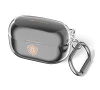 Nimuw for Aviot TE-V1R-HEN Hololive Case Cover, Clear Soft TPU Protective Case Cover, Compatible with AVIOT TE-V1R-Hen Hololive Charging Case with Carabiner (Clear)