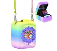 Nimuw Soft Silicone Case for Bitzee Interactive Toy Digital Pet, Shockproof and Protective Carrying Case for Bitzee Interactive Electronic Pets with Lanyard (Rainbow)