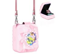 Nimuw Soft Silicone Case for Bitzee Magicals Interactive Toy Digital Pet, Shockproof and Protective Carrying Case for Bitzee Magicals Virtual Electronic Pets with Lanyard (Pink)