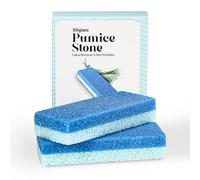NIMXY Siliglass Pumice Stone for Feet and Hands - 2Pcs Double Sided Feet Hard Skin Remover - Foot Scrubber for Dead Skin Removal - Natural Foot File and Callus Remover for Skin Exfoliation…