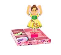 Nina Ballerina Toy Magnetic Dress-Up Set Melissa & Doug