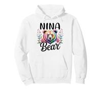 NINA Bear Floral Graphic for Mothers Day Moments Pullover Hoodie