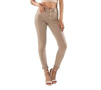Nina Carter P106 Women's Slim Fit Push-Up Skinny Jeans Mid-High Waist