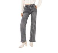 Nina Carter P195 Women's Flared Bootcut High Waist Jeans, Grey (P195-17), S