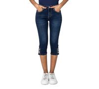 Nina Carter P516 Women's Capri Slim Fit Jeans High Waist Summer Jeans