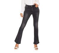 Nina Carter Women's Flared High Waist Bootcut Jeans - - S