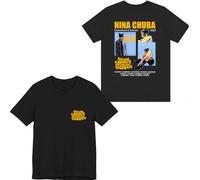 Nina Chuba Merch Deutschland Schweiz Tour 2025 T-Shirt Men Women Short Sleeve Graphic Tee (Black,S)