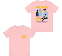 Nina Chuba Merch Deutschland Schweiz Tour 2025 T-Shirt Men Women Short Sleeve Graphic Tee (Pink,M)