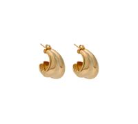Nina Gordon Mega Hoop 14kt Gold Vermeil Earrings - One Size
