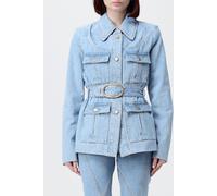 NINA RICCI Jacket Woman color Denim - Size: 40 - female