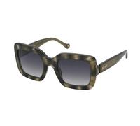 Nina Ricci SNR322 0P66 Woman Sunglasses Acetate Brown Grey Squared Normal Shaded