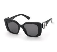 Nina Ricci SNR439S 700S Woman Sunglasses Acetate Black Brown Squared Normal