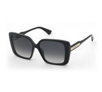 Nina Ricci SNR462 700 Woman Sunglasses Acetate Black Smoke Squared Normal Nuanced
