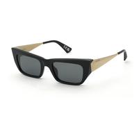 Nina Ricci SNR486 700Y Woman Sunglasses Acetate Black Smoke Squared Normal