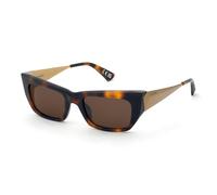Nina Ricci SNR486 752 Woman Sunglasses Acetate Havana Brown Squared Normal