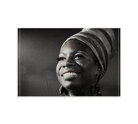Nina-Simone-1960s Canvas Posters, Living Room Posters, Bedroom Painting, Wall Art Painting, Prints, Modern Home Decoration Painting, Boys and Girls Room Decoration Painting, 16 x 24 inches (40 x 60 cm
