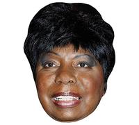 Nina Simone (Smile) Celebrity Mask, Flat Card Face, Fancy Dress Mask