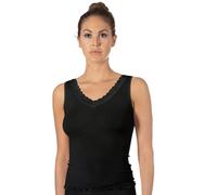 Nina von C. Women's Sleeveless Vest Wool Silk 29 300 846 0 Black 14