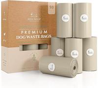 NINA WOOF Dog Poop Bags Rolls - Compostable & 90 Housebreaking