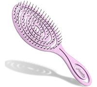Ninabella Detangling Hair Brush for Women & Men - Does not Pull, Removes Tangles, Brushes for Straight, Curly & Wet Hair - Detangle Brush - Unique Spiral Hairbrush, Lilac
