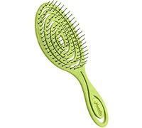 Ninabella Detangling Hair Brush for Women & Men - Does not Pull, Removes Tangles, Brushes for Straight, Curly & Wet Hair - Detangle Brush - Unique Spiral Hairbrush, Lime Green