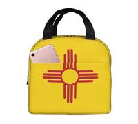 Ninainaid Flag of New Mexico Prints Lunch Bag Leak-Proof Simple Large Insulated Lunch Tote Bag can Keep hot and Cold, Suitable for Work, picnics, and Travel.