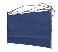 NINAT Canopy Sunwall 3M Sunshade Privacy Panel for Gazebos Tent Waterproof Sun Wall for Straight Leg Gazebos 1 Pack Sidewall Only (Canopy Frame Not Included) NavyBlue Panel Wall