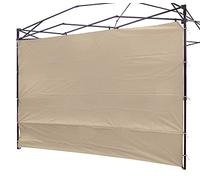 NINAT Canopy Sunwall 3M Sunshade Privacy Panel for Gazebos Tent Waterproof Sun Wall for Straight Leg Gazebos 2 Pack Sidewall Only (Canopy Frame Not Included) Beige Panel Wall