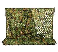 NINAT Woodland Camouflage Netting Army Camo Net for Camping Military Hunting Shooting Sunscreen Nets 1x2M,2x3M,1.5x4M,2x5M,2x6M,2x8M,3x3M,4x5M,4x6M,6x6M