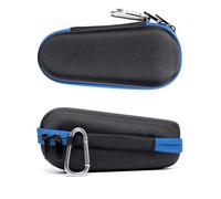 Nincha Electric Razor Case for Braun Series 3, 5, 7, 9 Shavers, Hard Shell EVA Travel Case with Charger Storage, Shaver Protective Carrying Case with Carabiner Black&Blue