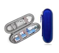 Nincha Hard Shell Durable EVA Electric Toothbrush Case - Blue- Bigger Size Fits All Powered Toothbrush Productscompatible with Oral-B iO/Pro/Smart Series, Philips Sonicare
